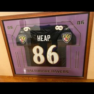 Signed Todd Heap Jersey